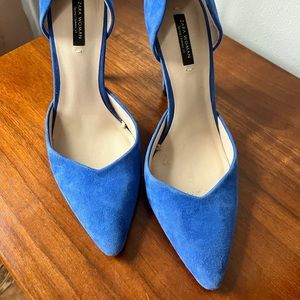 Zara stiletto Electric Blue 7